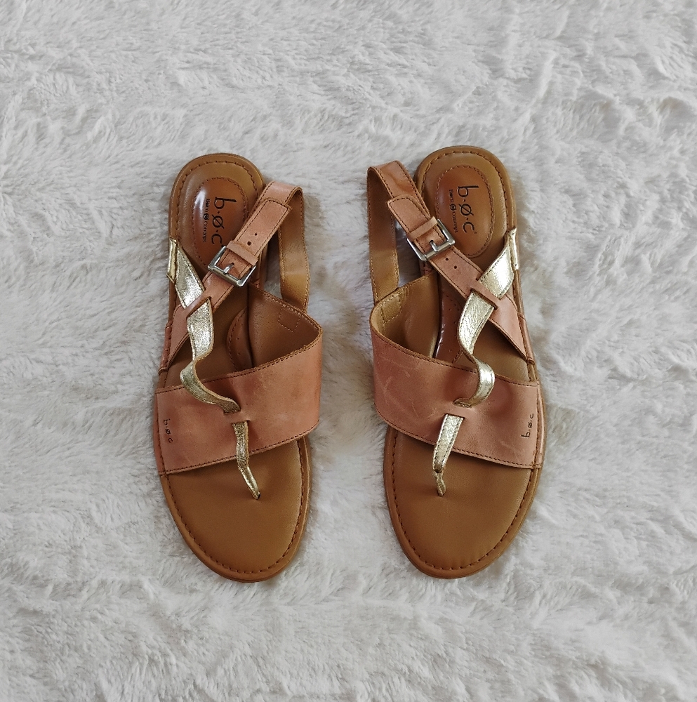 B.o.c. Lowery Slingback Leather Sandals